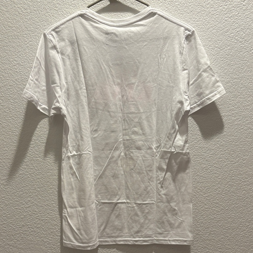 The Phluid Project White Tee with Multicolor 'Be Kind to All Kinds' Print - Picture 5 of 6